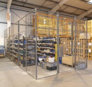 storage cages with shelving