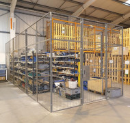 storage cages with shelving