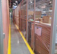 caged walkway
